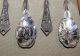 Antique Dutch Sterling Silver N10 Gebr Niekerk Schoonhoven Spoons X 6 W/case Other photo 4