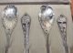 Antique Dutch Sterling Silver N10 Gebr Niekerk Schoonhoven Spoons X 6 W/case Other photo 5