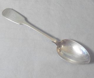 Antique Solid Sterling Silver Fiddle Tea Spoon Elizabeth Oldfield - Exeter 1877 photo