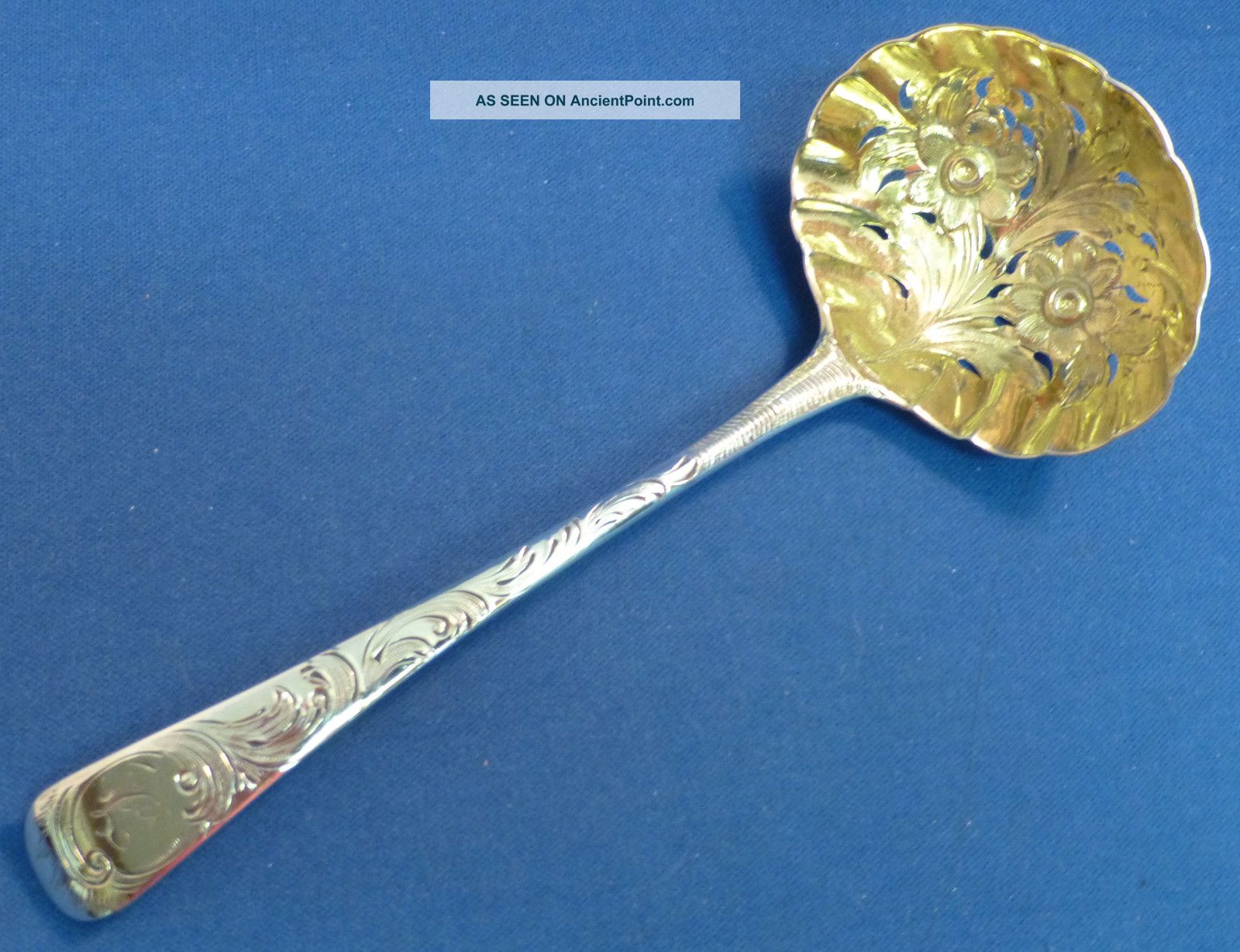 Georgian English Sterling Sifting Ladle - 1801 Other photo