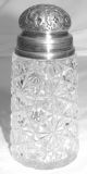Ornate Antique Sterling Silver/glass Sugar Caster/shaker 1907,  Talc Powder Jar? Other photo 1