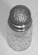 Ornate Antique Sterling Silver/glass Sugar Caster/shaker 1907,  Talc Powder Jar? Other photo 2