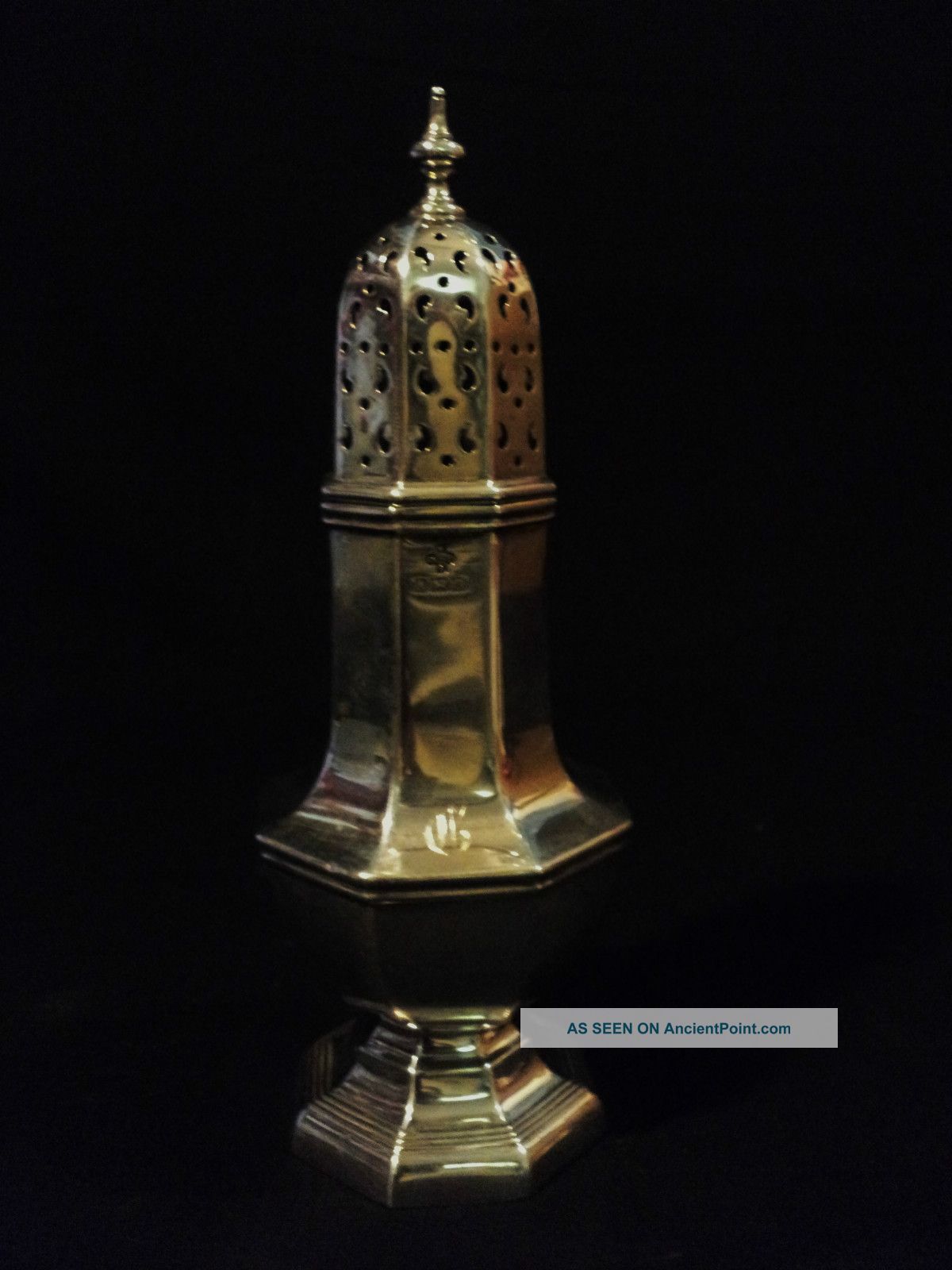 Wonderful English Sterling Silver Sugar Shaker / Muffineer,  C.  1926 Other photo