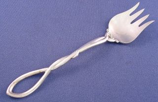 Aesthetic Small Sterling Serving Fork By Fm Whiting photo