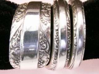 Towle Candlelight Sterling Spoon Ring Dbl Spiral 7 - 10 photo
