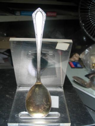 . 800 Silver Vintage Spoon Unknown Maker 5 3/8 