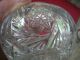 Antq Art Nouveau Sterling Lid Cut Glass Powder Jar Nouveau Lady Flowing Hair Other photo 5