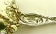 Massive Antique Sterling Silver Berry / Casserole Spoon Les Six Fleurs Pattern Other photo 5