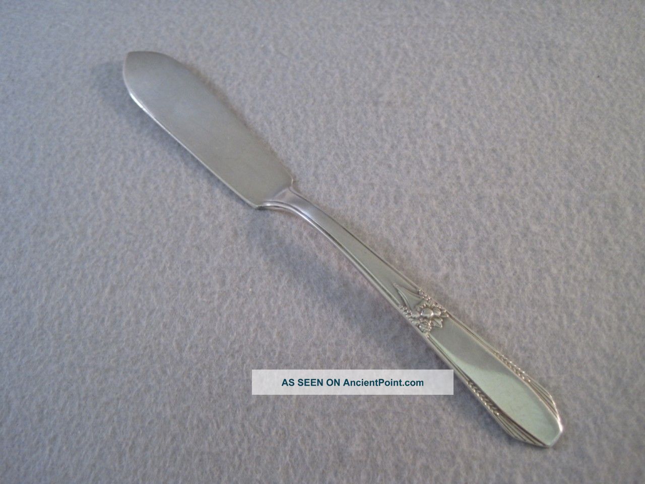 Master Butter Knife Northumbria Sterling Silver Laurier Other photo