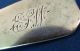W.  Faber & Sons Etched Twist Handle Sterling Master Butter Spreader Other photo 3