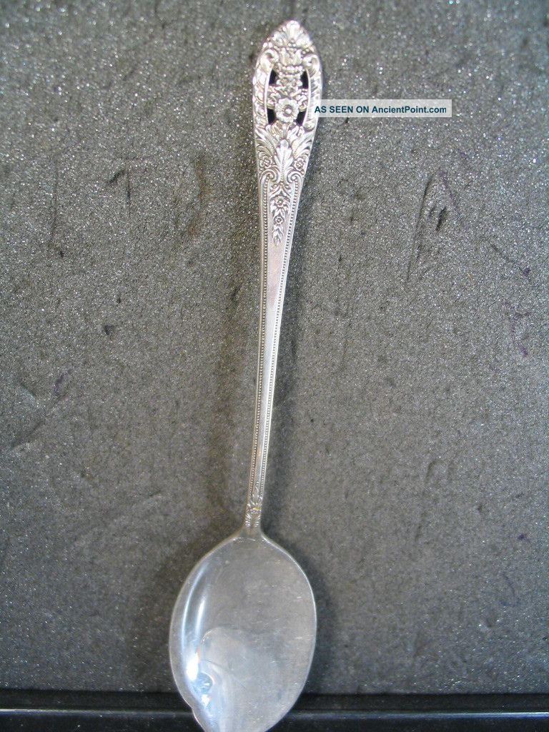 Sterling Fine Arts Crown Princess Jelly Spoon No Mono Other photo