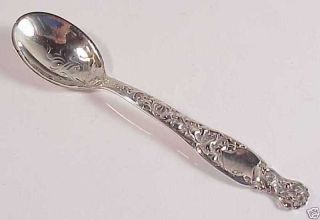 Whiting Sterling Silver Demitasse Spoon Heraldic photo