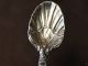 Pair Rare Cast Salt Spoon Very Pretty - London 1856 - Sterling Silver Other photo 1