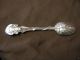 Pair Rare Cast Salt Spoon Very Pretty - London 1856 - Sterling Silver Other photo 3