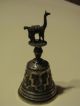 Antique Sterling Silver Dinner Bell With Lama R.  I.  925 Other photo 1
