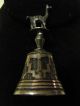 Antique Sterling Silver Dinner Bell With Lama R.  I.  925 Other photo 4
