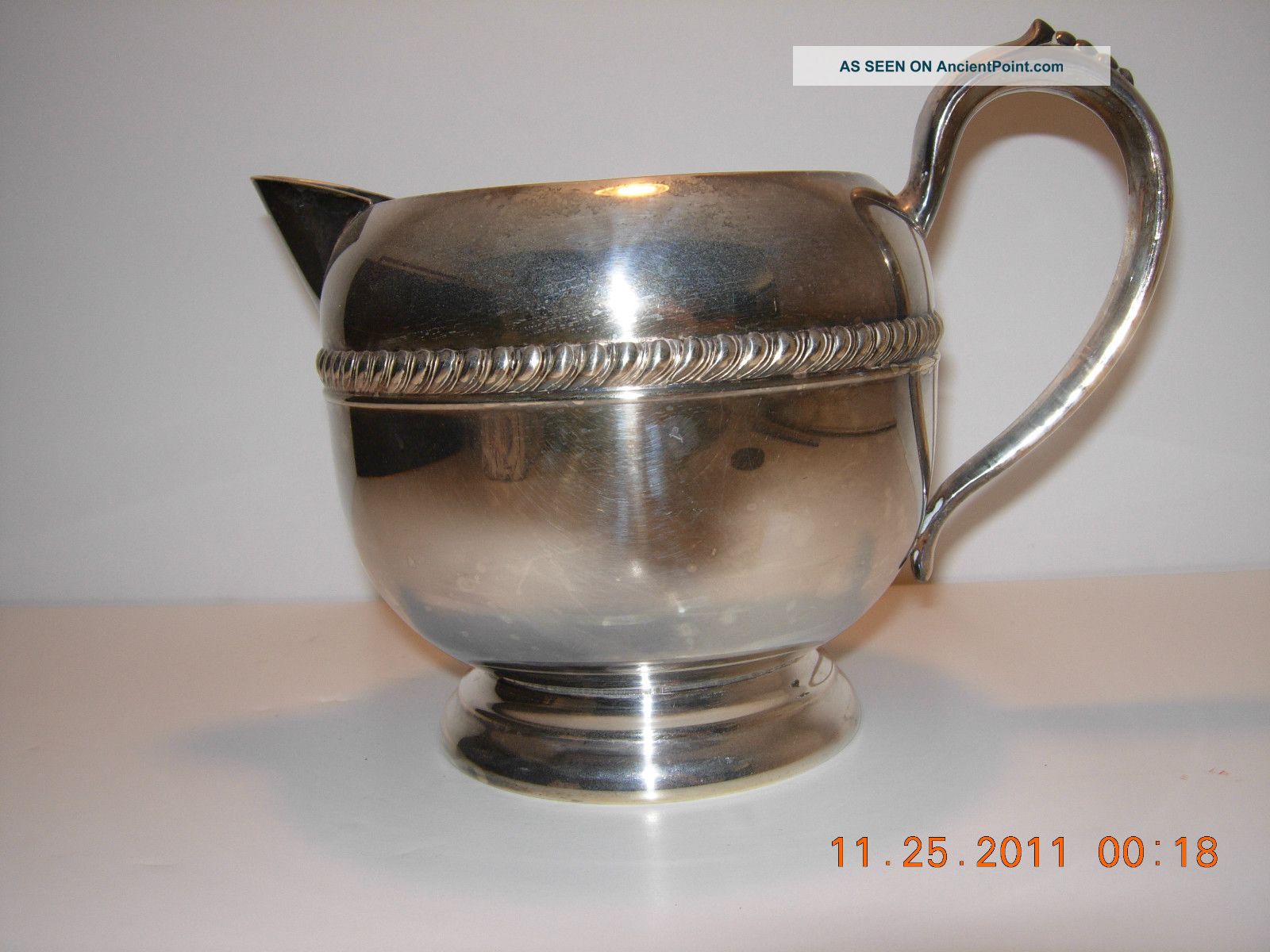 Silver On Copper Water Pitcher Pitchers & Jugs photo