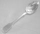 Antique Solid Sterling Silver Fiddle Tea Spoon J&j Williams - Exeter 1866 English Other photo 1