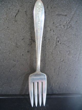 Sterling National Margaret Rose Cold Meat Fork 8 