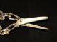 Antique Hand Made Sterling Silver Repousse Grape Shears Other photo 6