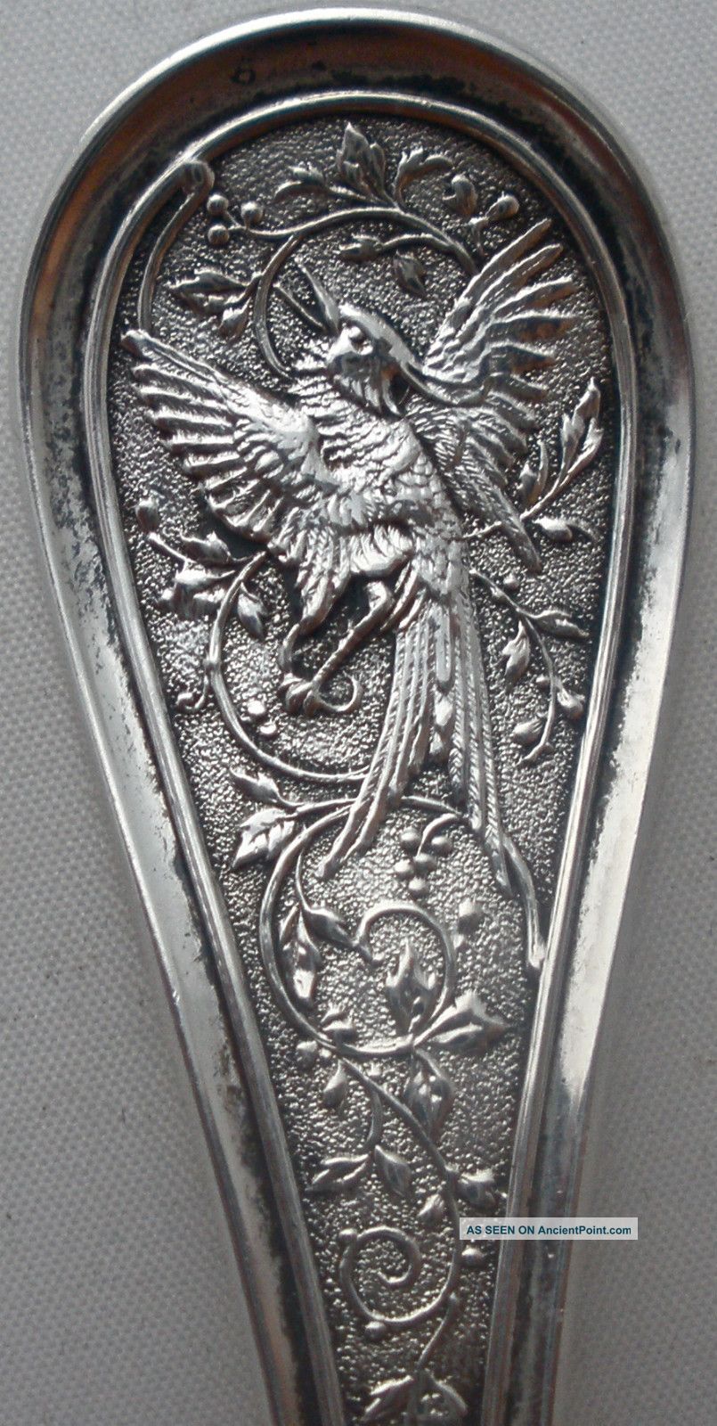 Rare Aesthetic Sterling Wendt Bird Pattern 8 5/8 