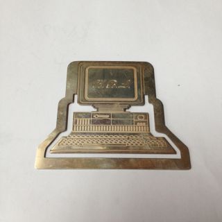 Rare Vintage Tiffany & Co.  Sterling Silver Computer Bookmark photo