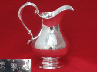 Elegant English Antique Victorian 1853 Sterling Silver Jug George John Richards. photo