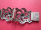 Antique Bracelet Silver Tone Flowers Other photo 2