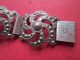 Antique Bracelet Silver Tone Flowers Other photo 3