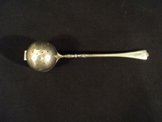 Fabulous 19th C.  Antique Sterling Silver Tea Infuser photo