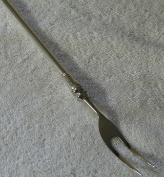 John Hasselbring New York Sterling Silver Two Tine Bar Tool Roasting Fork photo