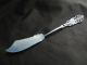 Butter Knife Made In Sterling Silver In Sheffield 1904 - Pierced Handle Other photo 4