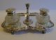 Antique English Sterling Silver Inkstand / Standish / Inkwells - 1896 Other photo 10