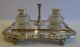 Antique English Sterling Silver Inkstand / Standish / Inkwells - 1896 Other photo 1