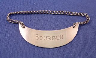 Bourbon Sterling Liquor Label photo