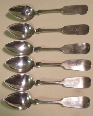 American Sterling Tipped Teaspoons Hotchkiss Scheuder photo