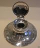 Antique English Sterling Silver Capstan Inkwell - 1908 Other photo 1