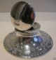 Antique English Sterling Silver Capstan Inkwell - 1908 Other photo 4