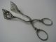 Solid Silver Tongs Pastry Server Rose Pattern Mayer&fuchs Pforzheim Germany1920s Other photo 1