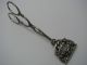 Solid Silver Tongs Pastry Server Rose Pattern Mayer&fuchs Pforzheim Germany1920s Other photo 2