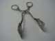 Solid Silver Tongs Pastry Server Rose Pattern Mayer&fuchs Pforzheim Germany1920s Other photo 3
