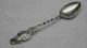 Absolutely Fabulous Enamel Sterling Silver Twisted Salt Spoon Great Gift Other photo 1