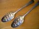 2 Georgian Sterling Silver Spoons London 1784 Other photo 2