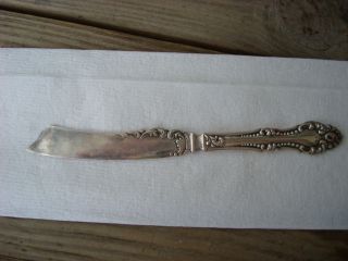 Antique Master Butter Knife The Barker Silver Co.  A7 Pat Sept 19,  98 photo