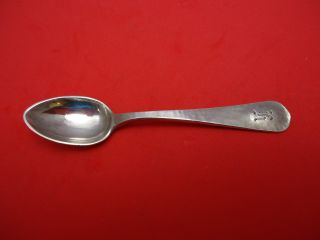 Lebolt Sterling Silver Demitasse Spoon Hammered 4 1/4 