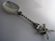 Dutch Solid Silver Spoon Serving Spoon Souvenir Windmill Holland Netherlands1902 Other photo 1
