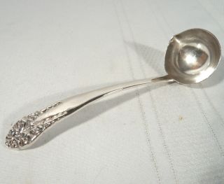 Vintage Mexico Sterling Silver Ladle By Juvento Lopes Reyes Hand Made photo