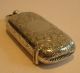 Antique English Sterling Silver Vesta & Sovereign Case Other photo 5