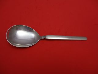 Amber By W&s Sorensen Sterling Silver Berry Spoon 8 1/2 