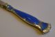 Petite English Art Deco Sterling Silver & Enamel Letter Opener Other photo 1